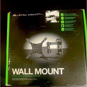 Wall mount for “23” to 42” screens up to 65 LBS
